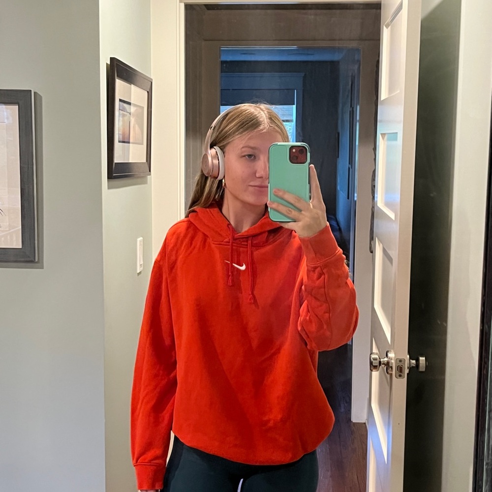 Nike vintage style red sweatshirt